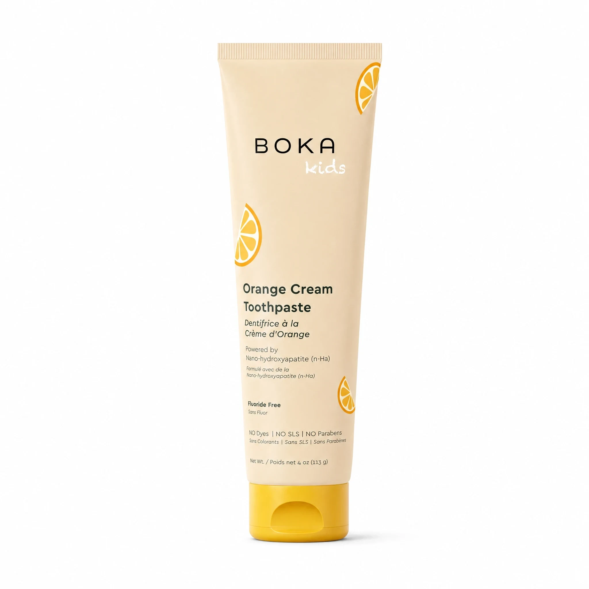 Boka Kids Orange Cream Space Paste n-Ha Toothpaste 4 oz