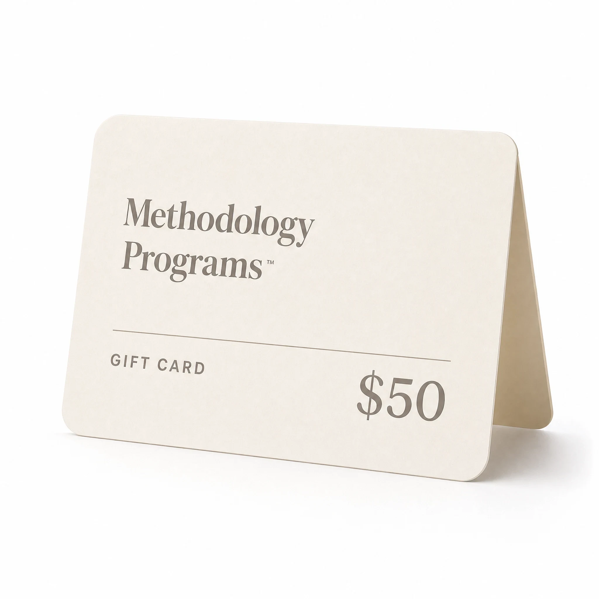 Methodology Programs Gift Card